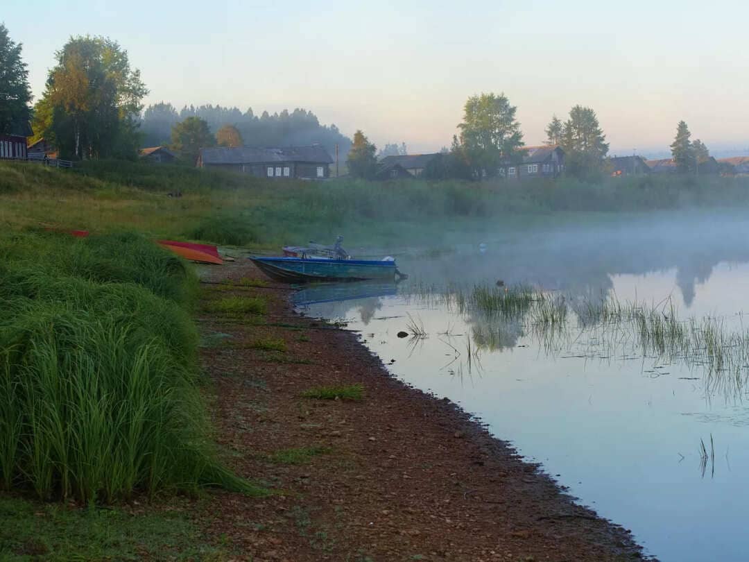 Early morning, Kimzha River